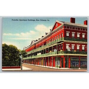 Postcard Louisiana New Orleans Pontalba Apartment Building